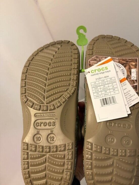 Camo Crocs Real Tree Edge Baya APX men’s shoes size 9 and 10 210511-90H slip on main image 6